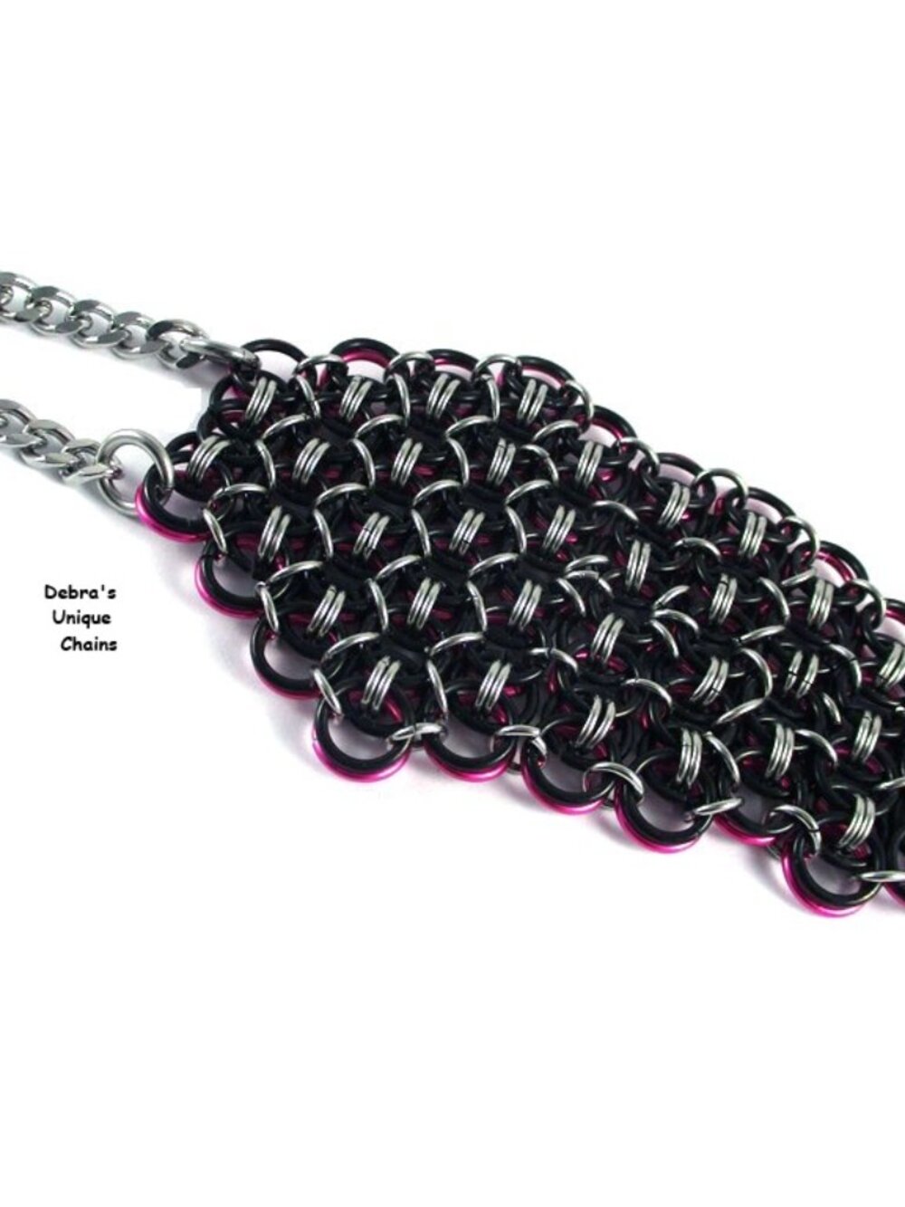 Coffin Chain Link Black Pink Dead Jewelry Collectible Vampire Steampunk Vibes